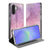 Samsung Galaxy A17 Book Case Pink Purple Paint voorkant achterkant