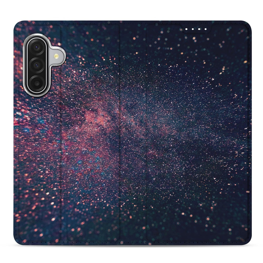 Samsung Galaxy A17 Smart Cover Hoesje Stars design sterrenruimte achterkant