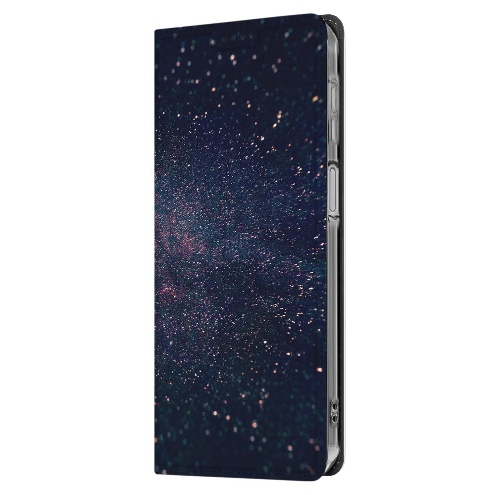 Samsung Galaxy A17 Smart Cover Hoesje Stars stars ontwerp zijkant