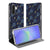 Samsung Galaxy A17 Voetbal Smart Cover Hoesje sportief donkerblauw PU-leer design