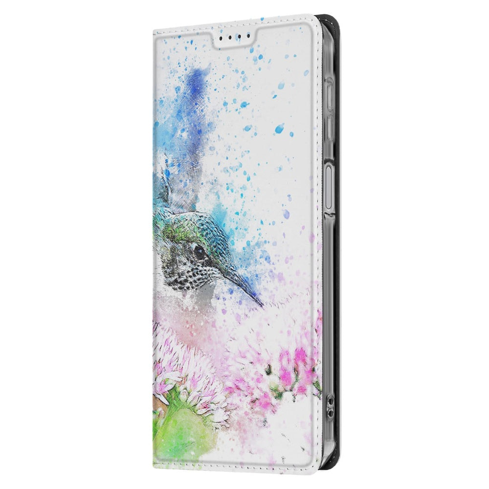 Bookcase Samsung Galaxy A17 Vogel vogelontwerp zijaanzicht