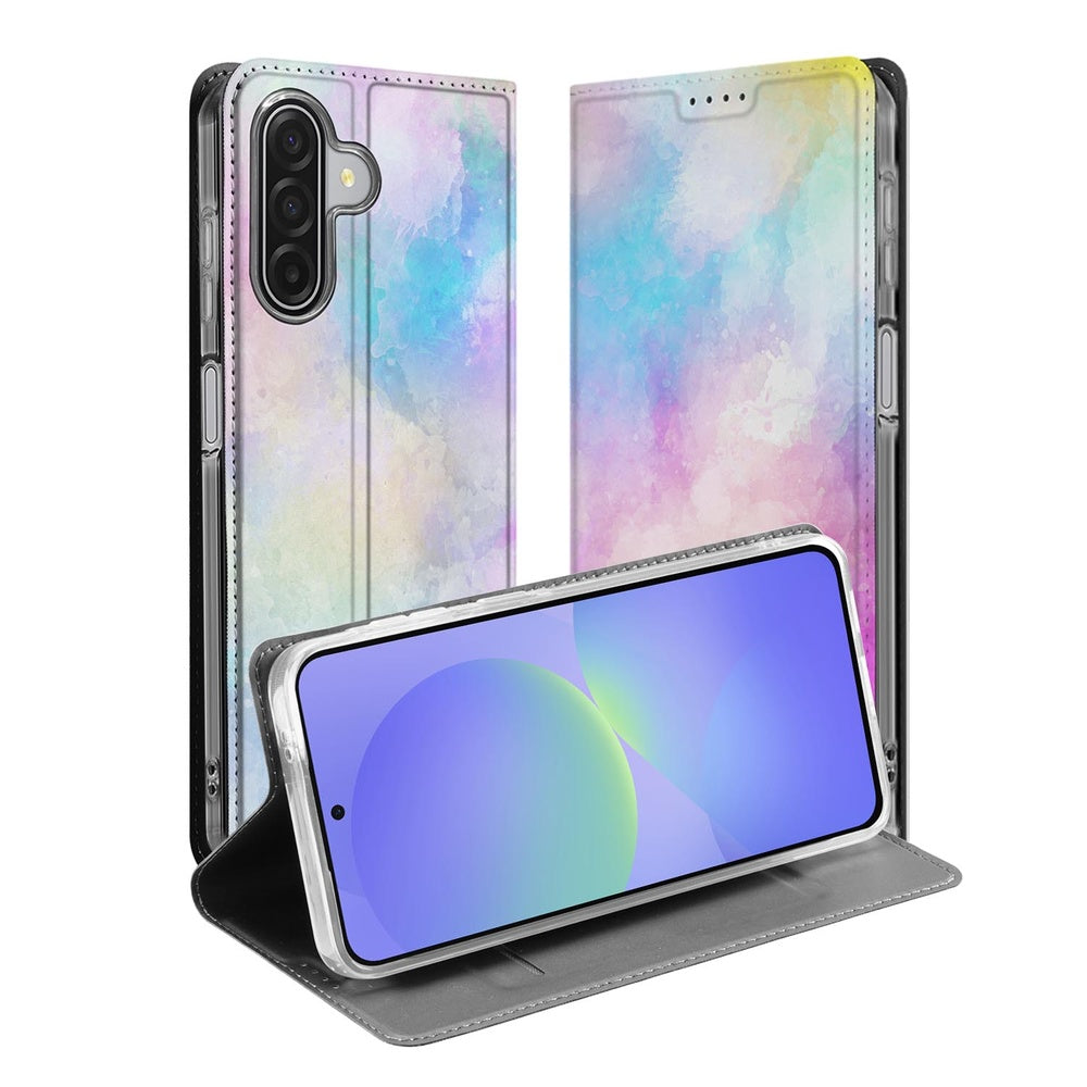 Samsung Galaxy A17 Telefoonhoesje Watercolor Light front zij aanzicht