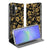 Samsung Galaxy A17 Bookcase Gouden Bloemen hoesje gouden bloemen diep zwart design standaard