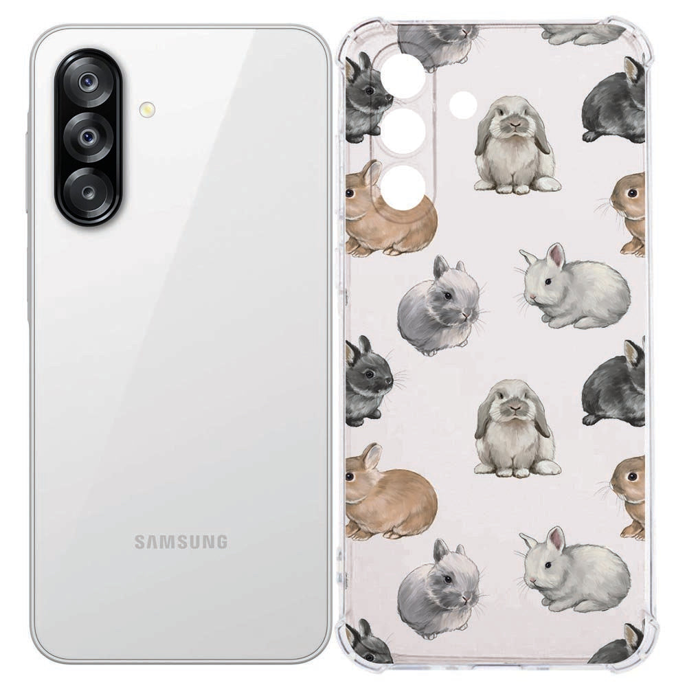 Samsung Galaxy A26 Softcase Konijntjes Schokbestendig