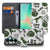 Samsung Galaxy A27 bookcase Dinosaurus, voorkant met gesloten klep