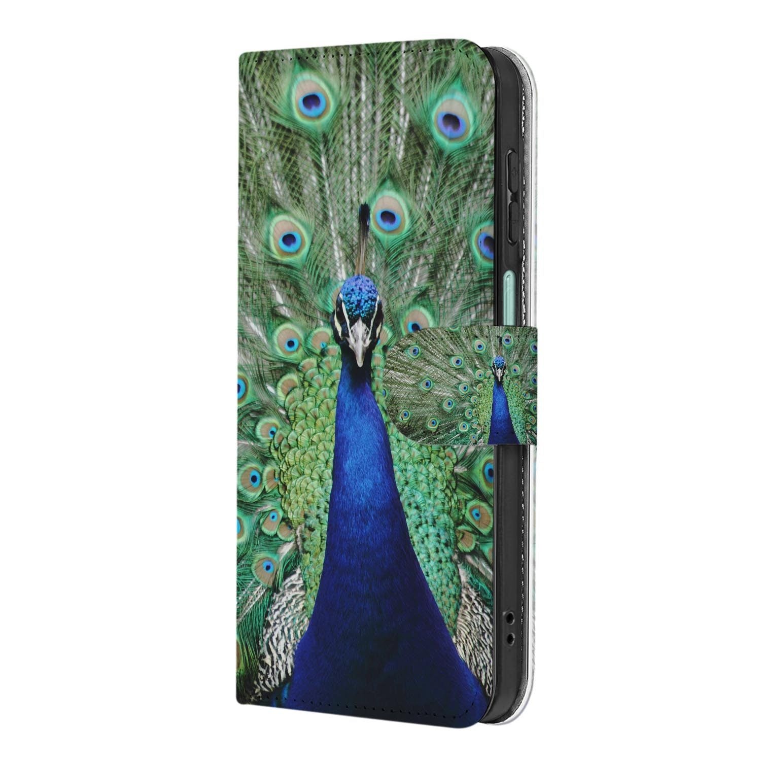 Samsung Galaxy A27 bookcase Pauw, achterkant met camera-uitsparing