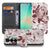 Samsung Galaxy A27 bookcase Watercolor Flowers, voorkant met gesloten klep