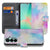 Samsung Galaxy A27 bookcase Watercolor Light, voorkant met gesloten klep