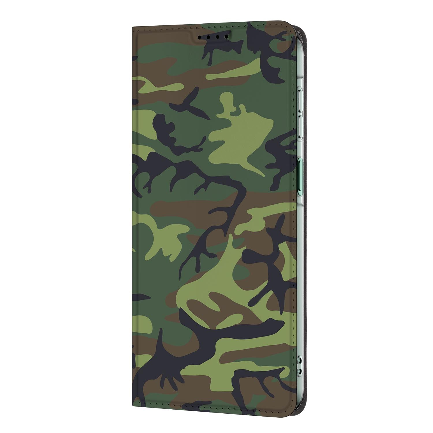 Samsung Galaxy A27 standcase Army Dark met uitklapbare standaard