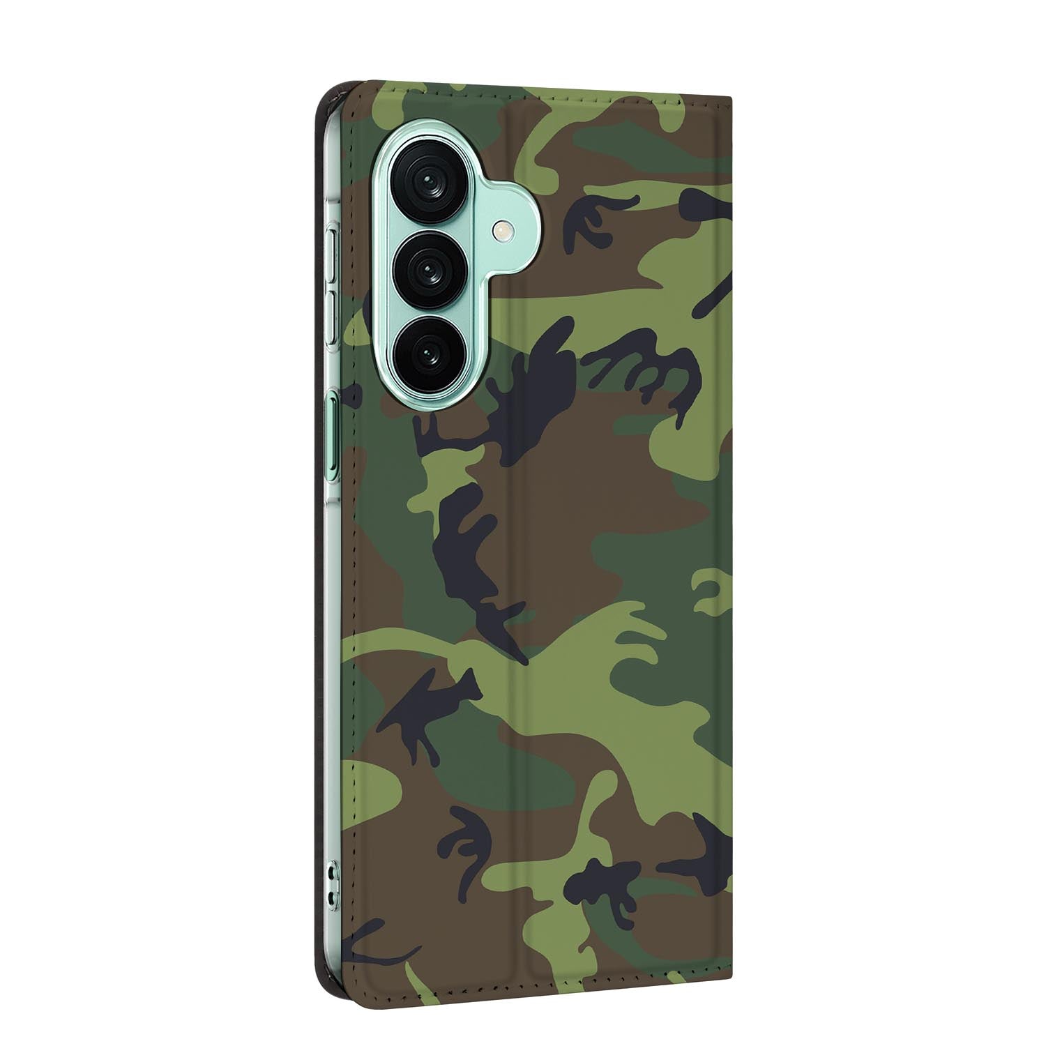 Samsung Galaxy A27 standcase Army Dark, bescherming voor- en achterkant
