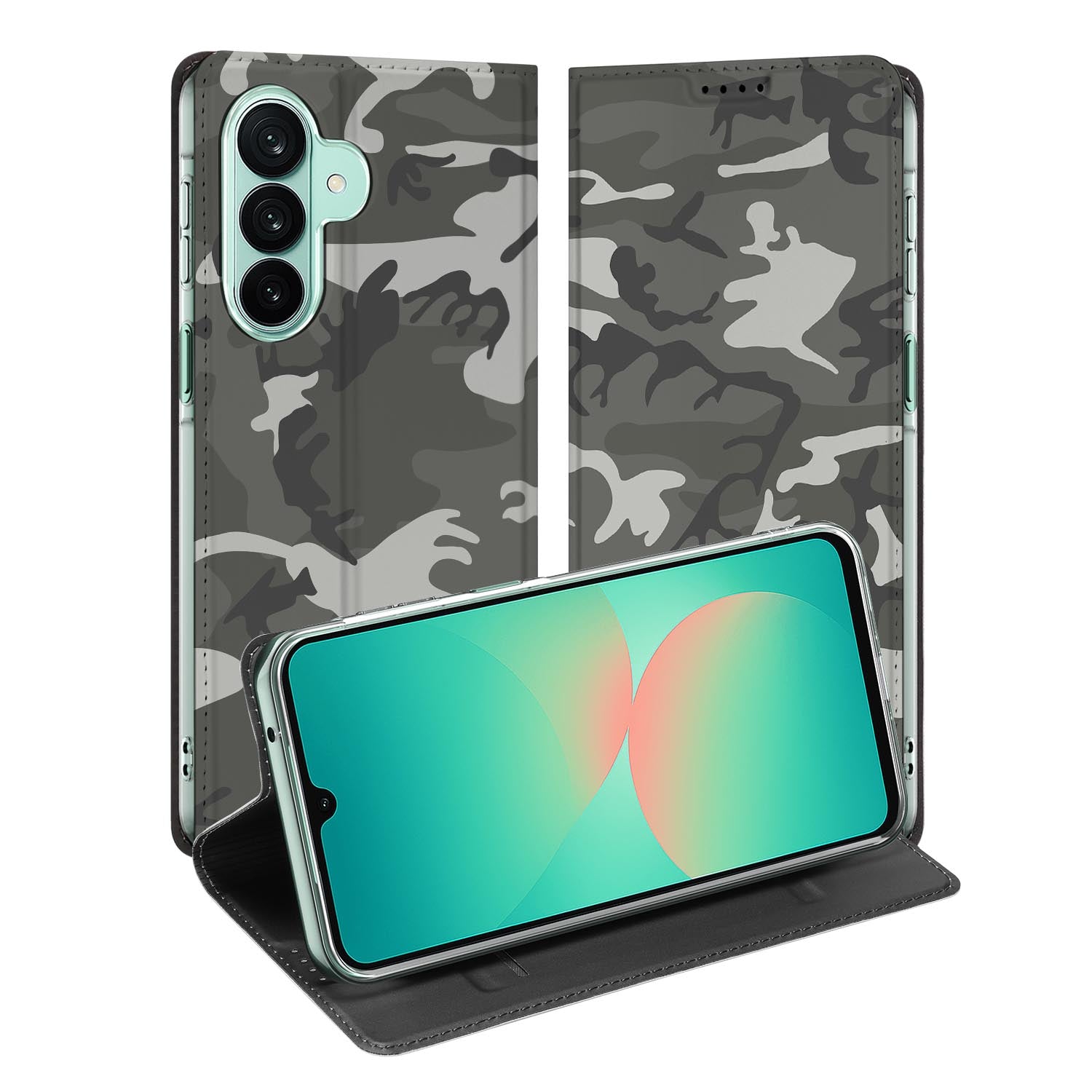 Samsung Galaxy A27 standcase met Army Light-print
