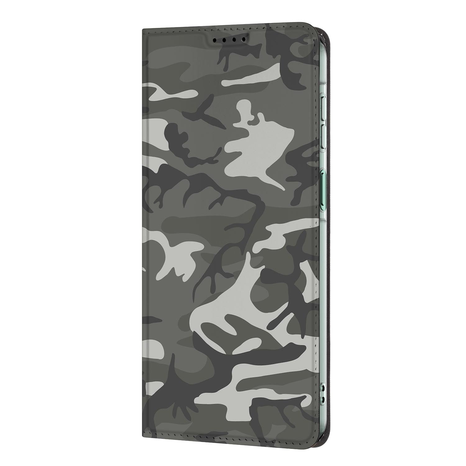 Samsung Galaxy A27 standcase Army Light met uitklapbare standaard