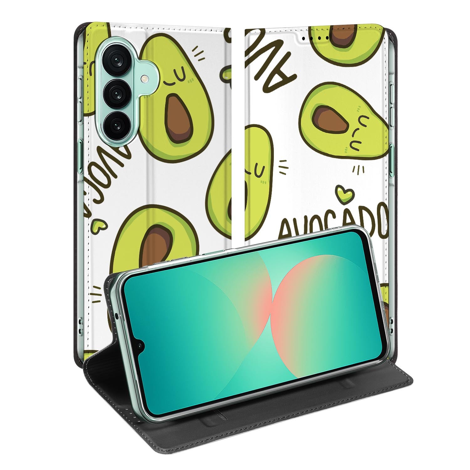 Samsung Galaxy A27 standcase met Avocado Singing-print