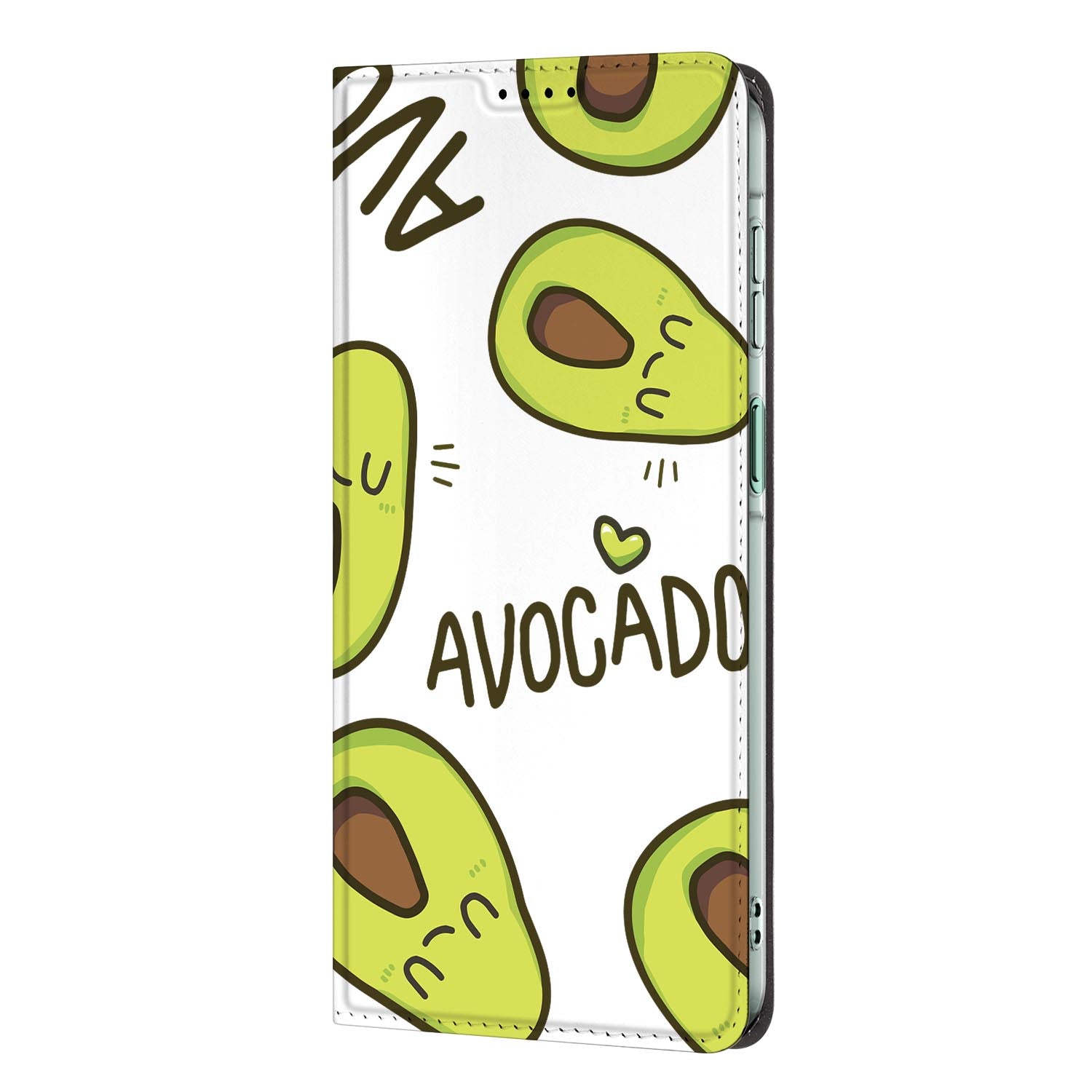 Samsung Galaxy A27 standcase Avocado Singing met uitklapbare standaard