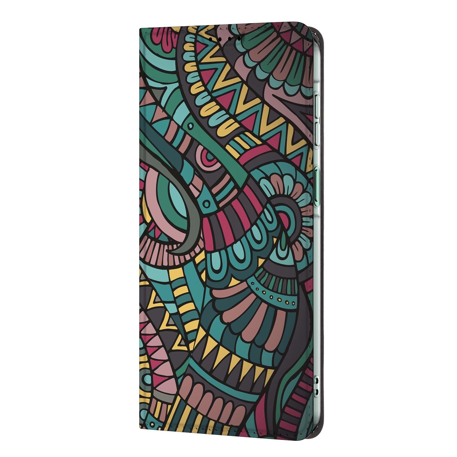 Samsung Galaxy A27 standcase Aztec met uitklapbare standaard