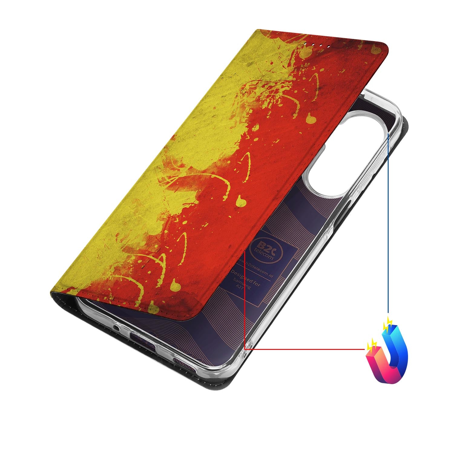 Samsung Galaxy A27 bookcase Belgie met kunstleren klep