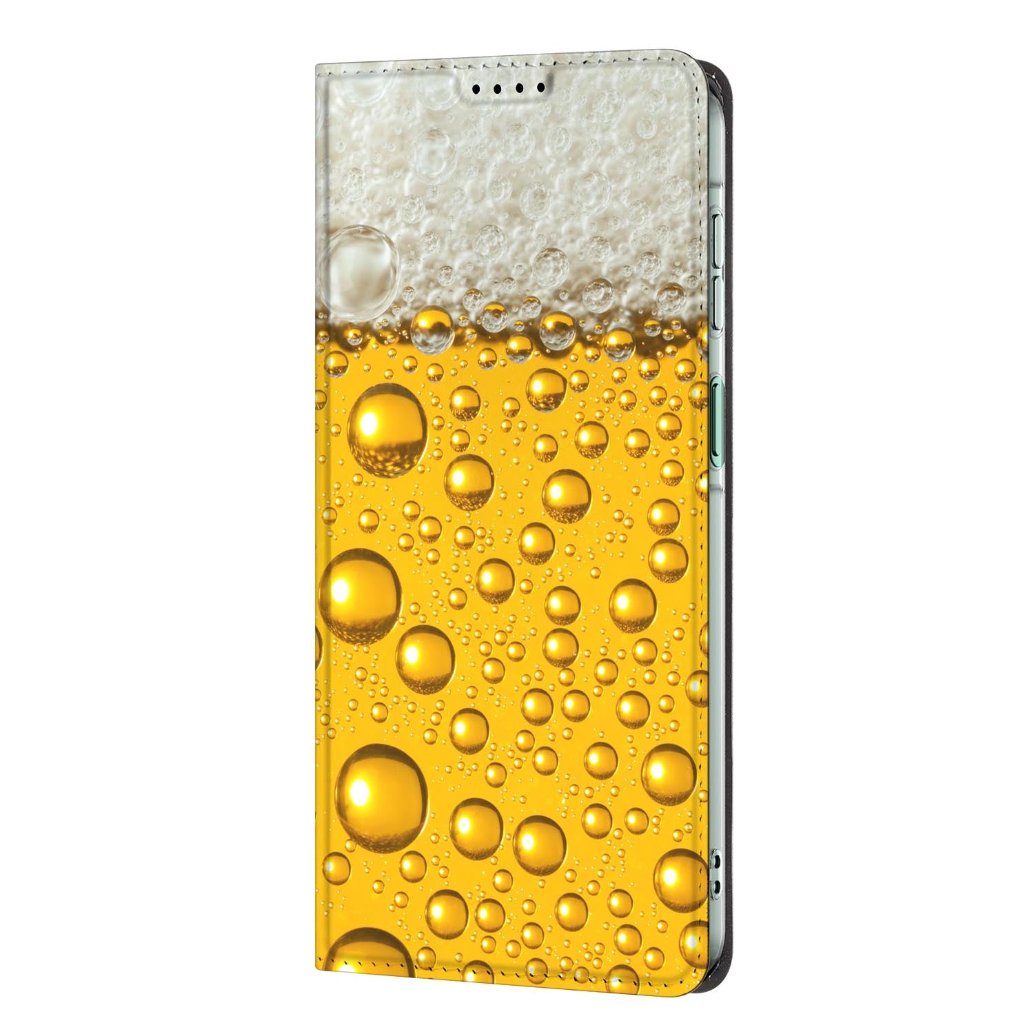 Samsung Galaxy A27 standcase Bier met uitklapbare standaard
