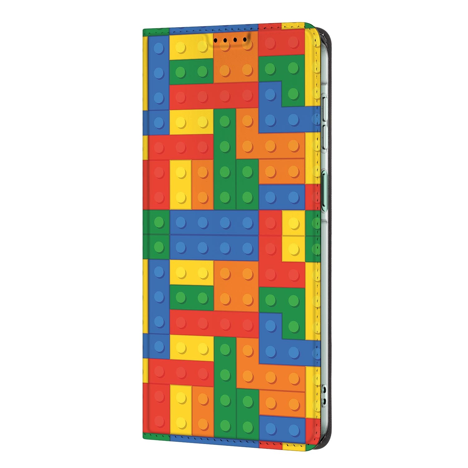 Samsung Galaxy A27 standcase Blokken met uitklapbare standaard