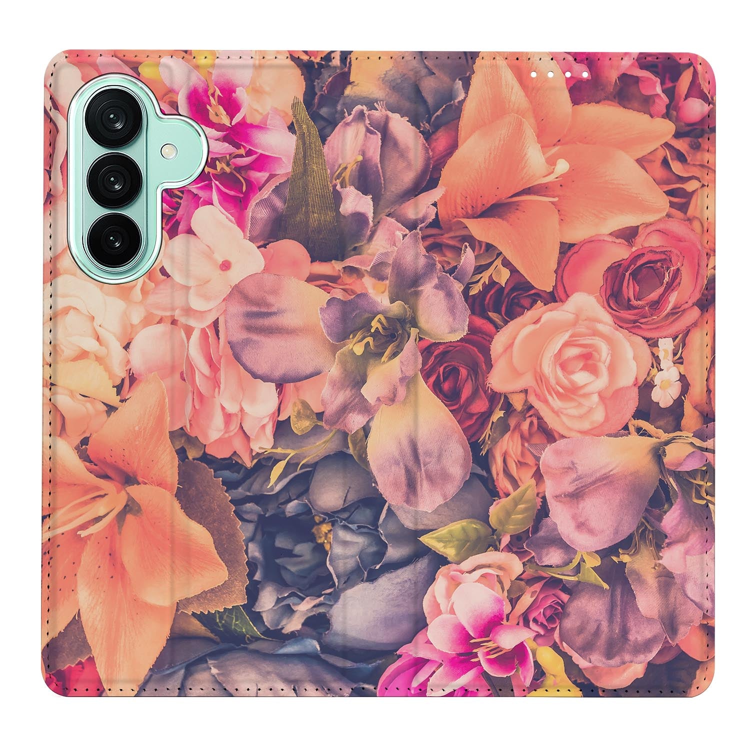 Samsung Galaxy A27 boekhoesje Bosje Bloemen met pasjesvak