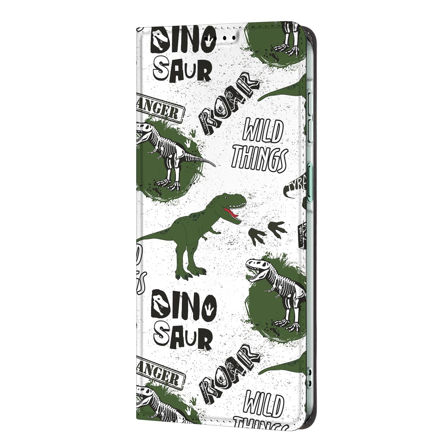 Samsung Galaxy A27 standcase Dinosaurus met uitklapbare standaard