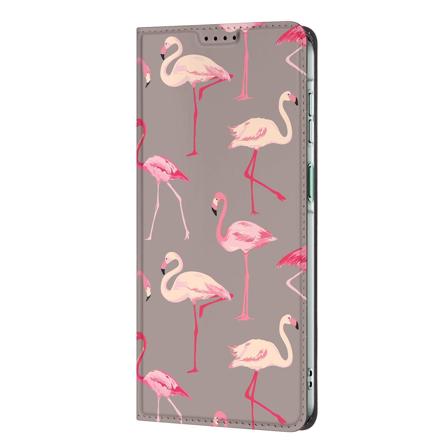 Samsung Galaxy A27 standcase Flamingo met uitklapbare standaard