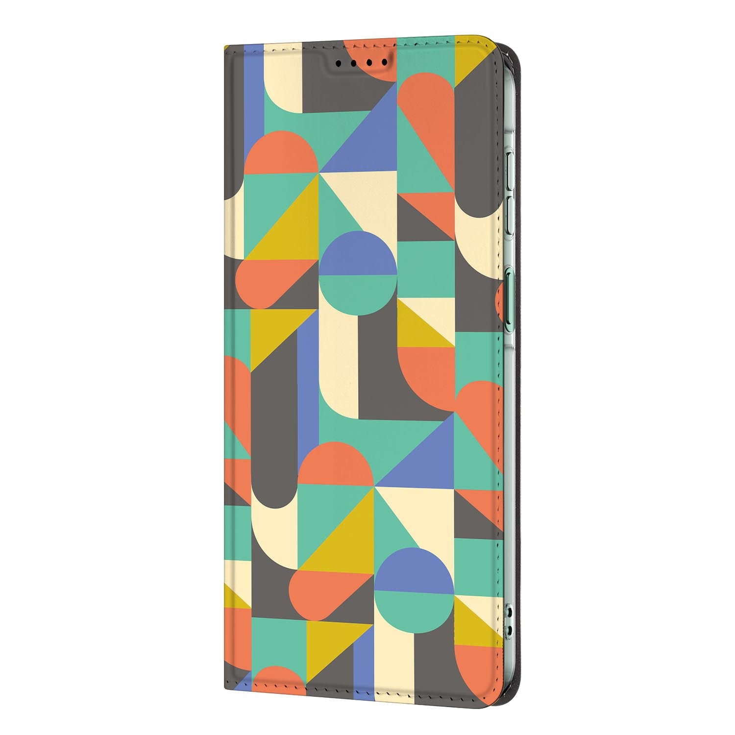 Samsung Galaxy A27 standcase Funky Retro met uitklapbare standaard