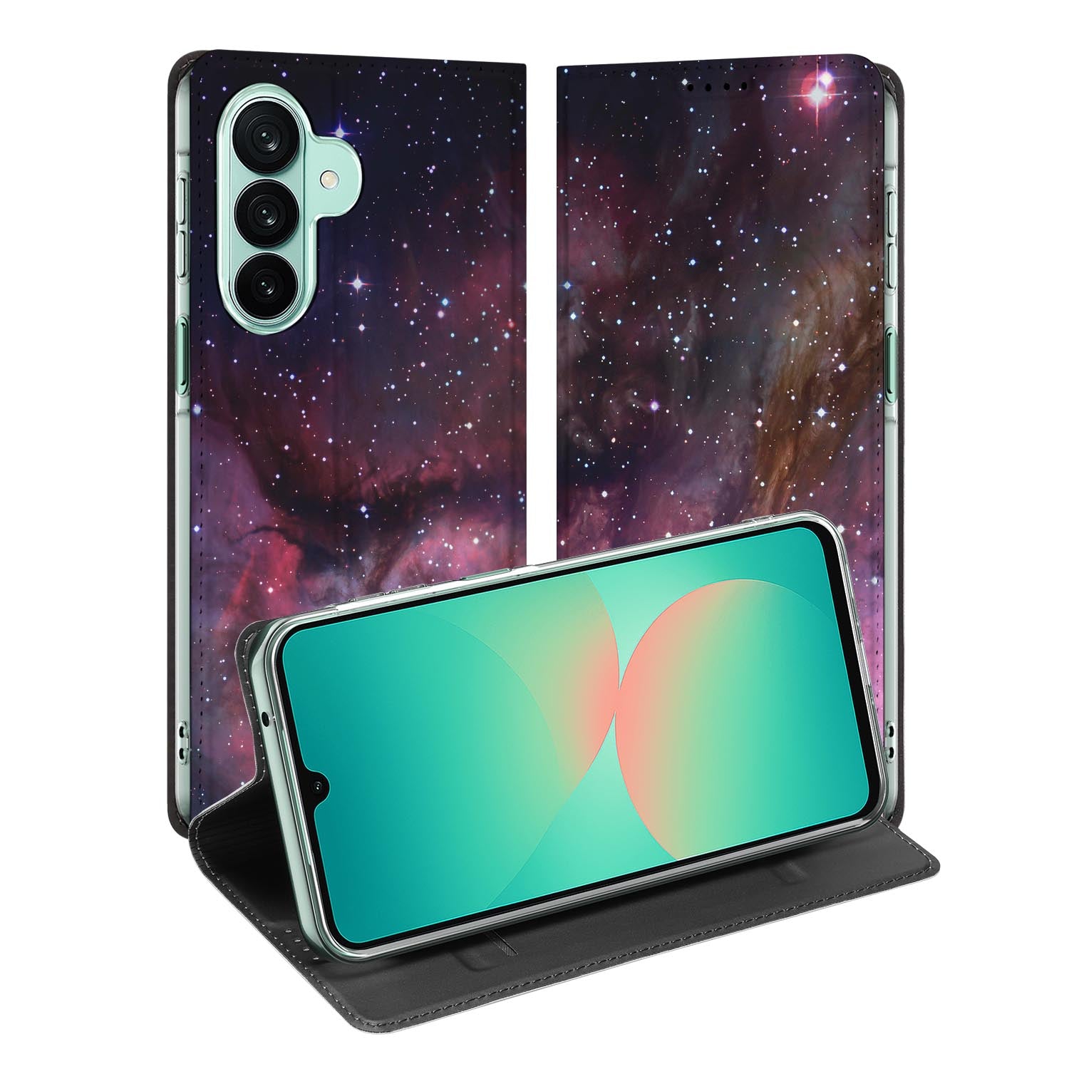 Samsung Galaxy A27 standcase met Galaxy-print
