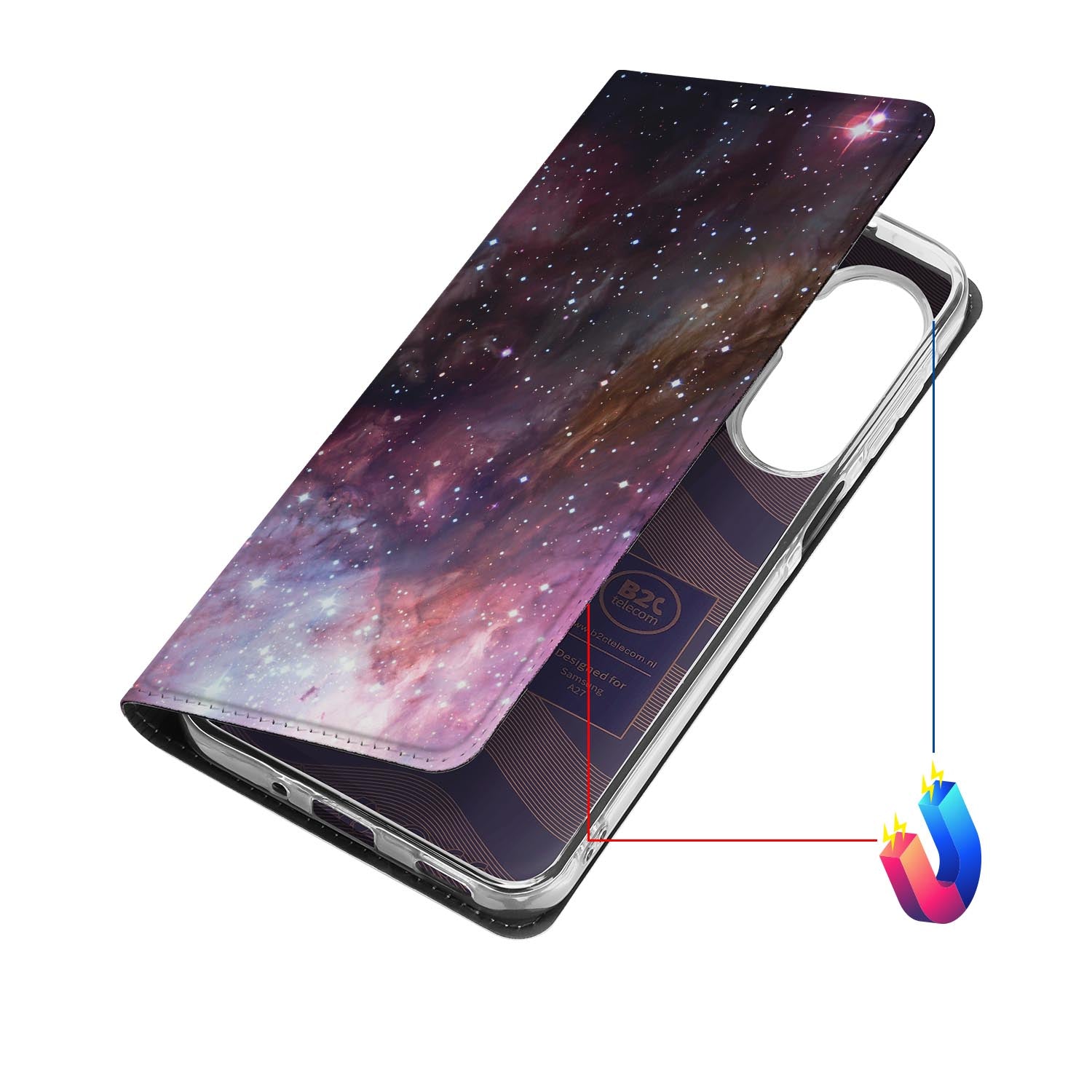 Samsung Galaxy A27 bookcase Galaxy met kunstleren klep