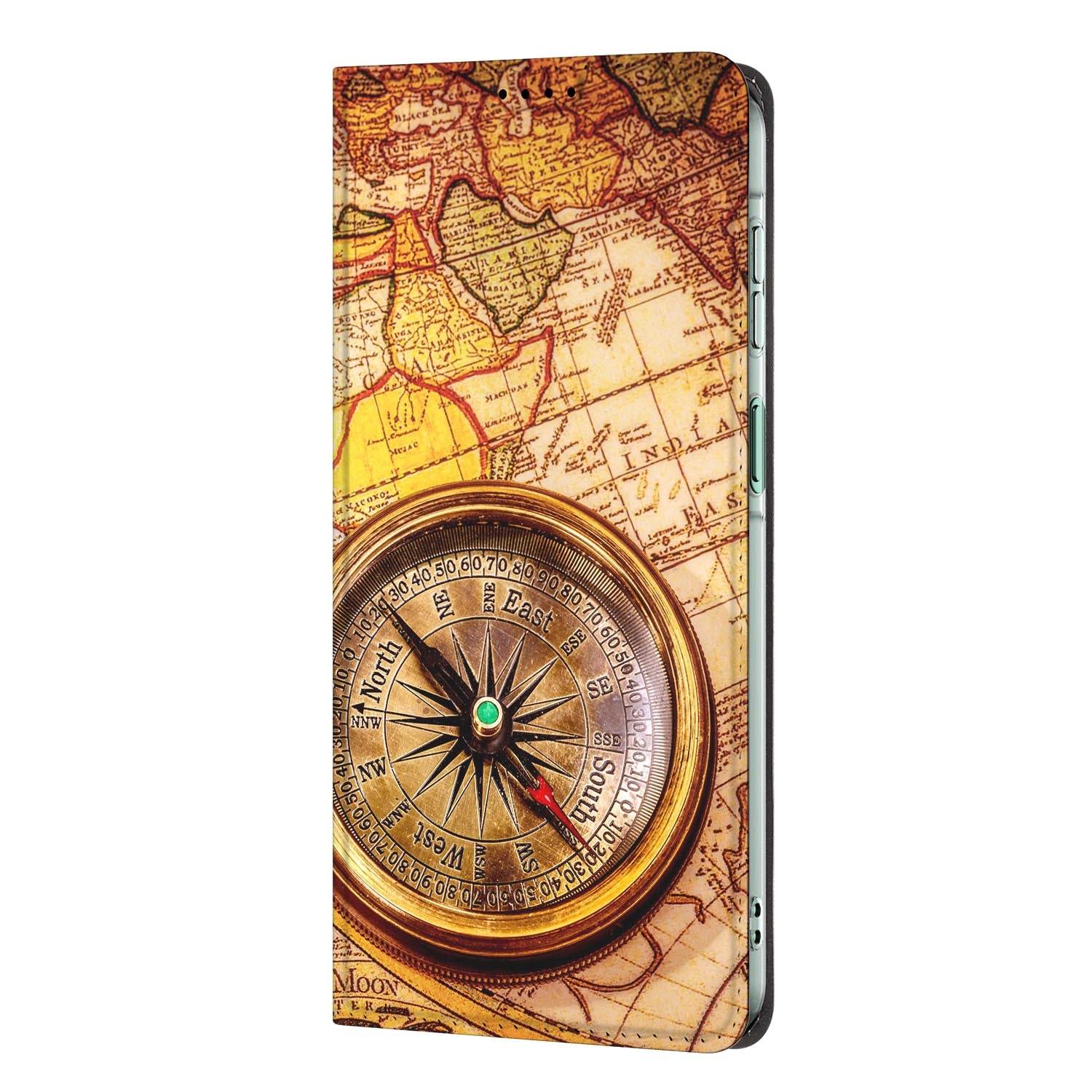 Samsung Galaxy A27 standcase Kompas met uitklapbare standaard