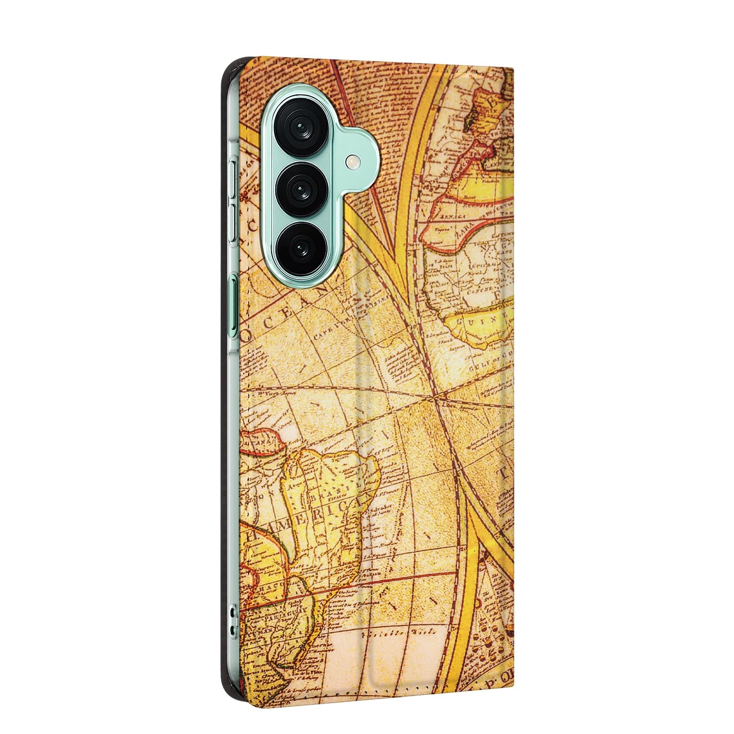 Samsung Galaxy A27 standcase Kompas, bescherming voor- en achterkant