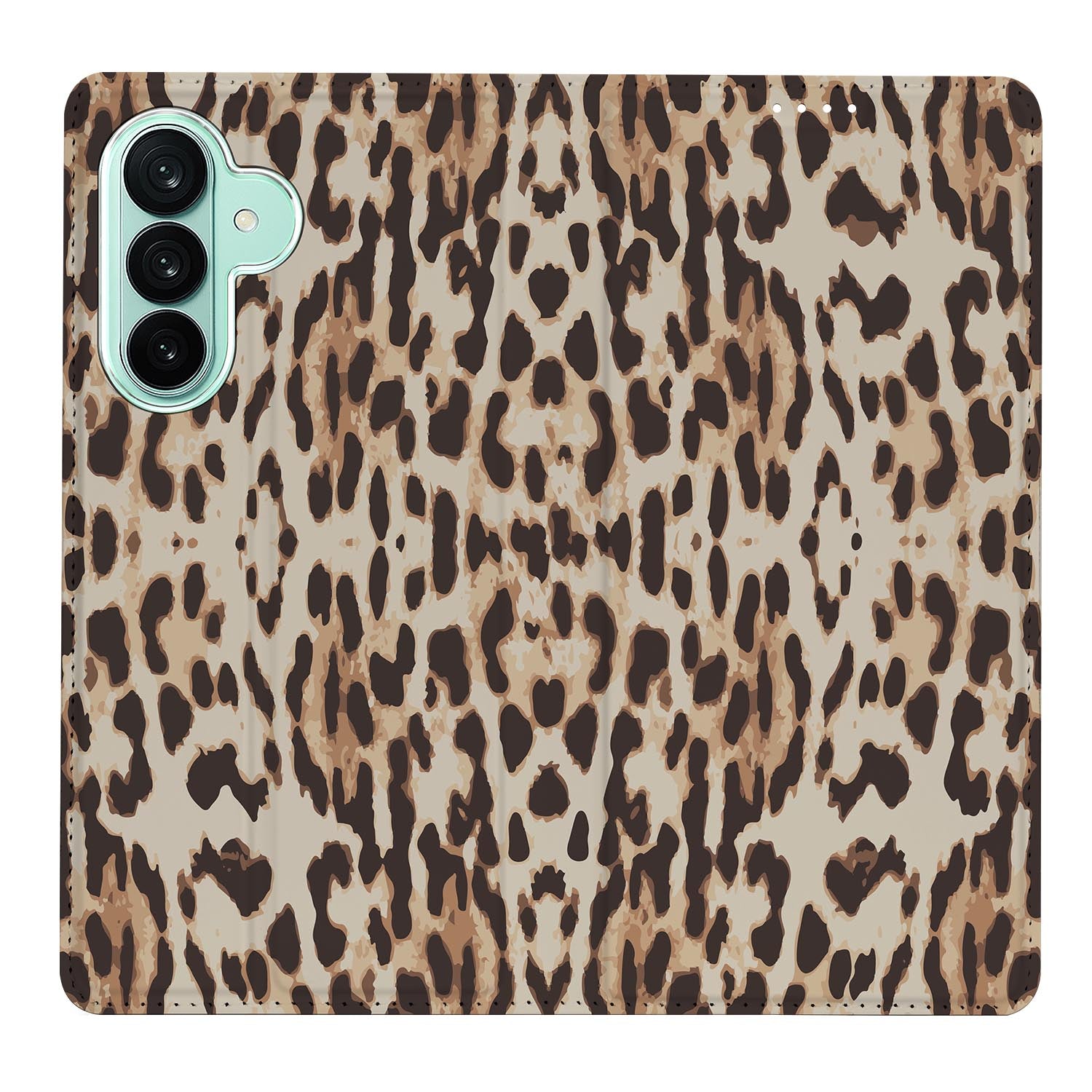 Samsung Galaxy A27 boekhoesje Leopard met pasjesvak