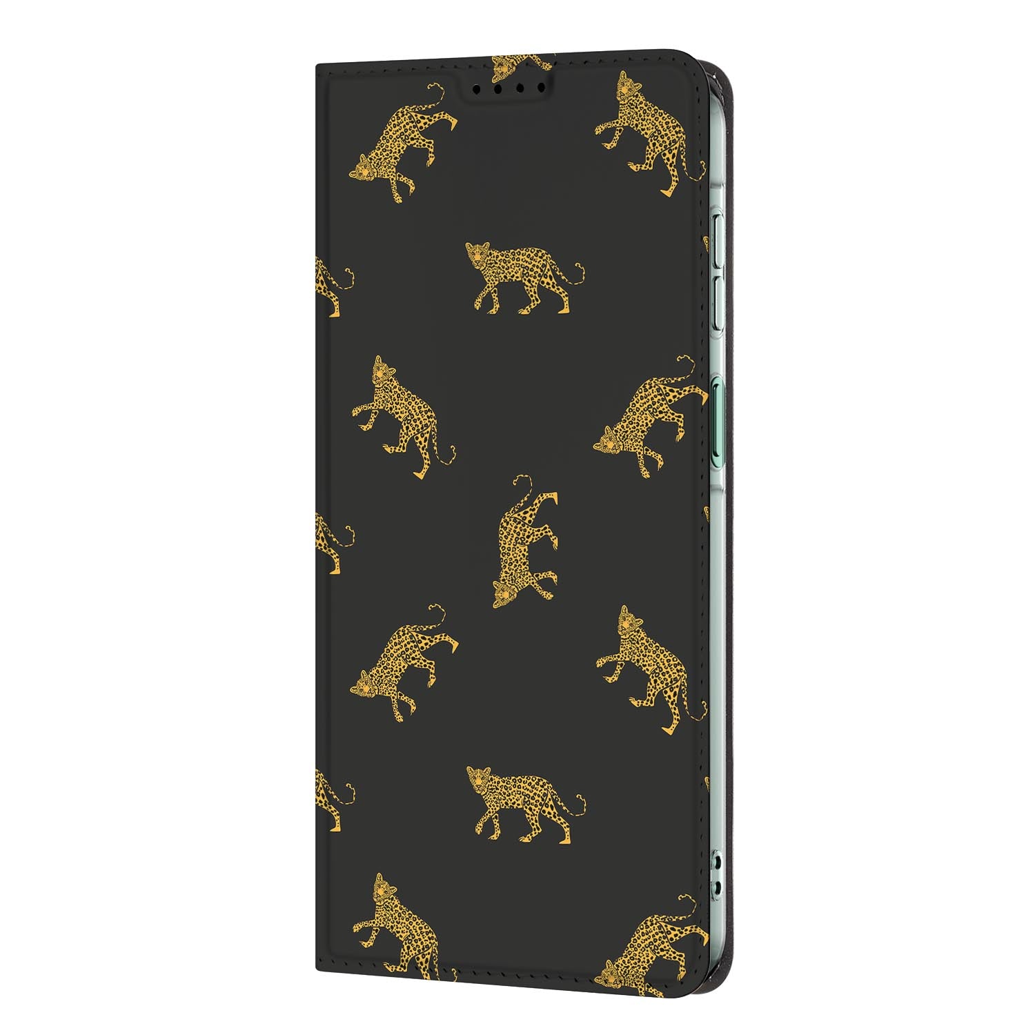 Samsung Galaxy A27 standcase Leopards met uitklapbare standaard