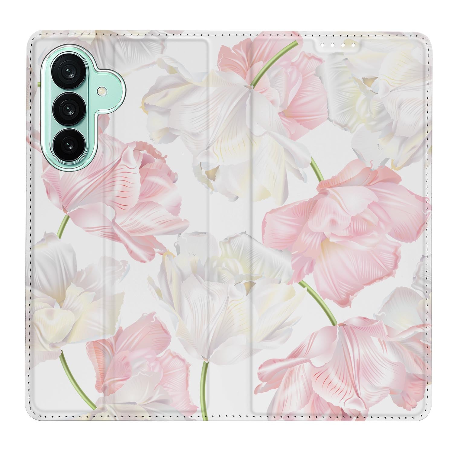 Samsung Galaxy A27 boekhoesje Lovely Flowers met pasjesvak