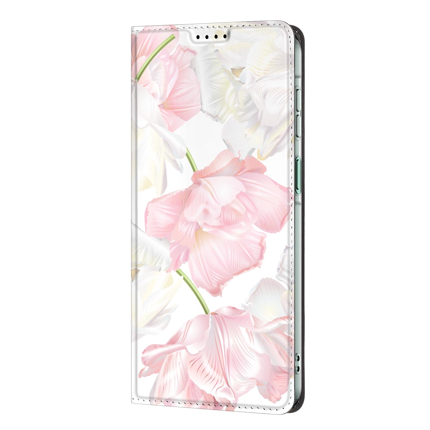 Samsung Galaxy A27 standcase Lovely Flowers met uitklapbare standaard