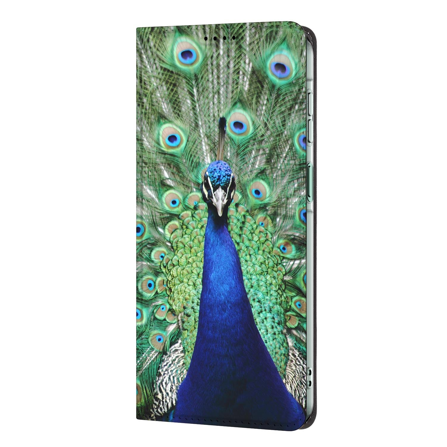 Samsung Galaxy A27 standcase Pauw met uitklapbare standaard