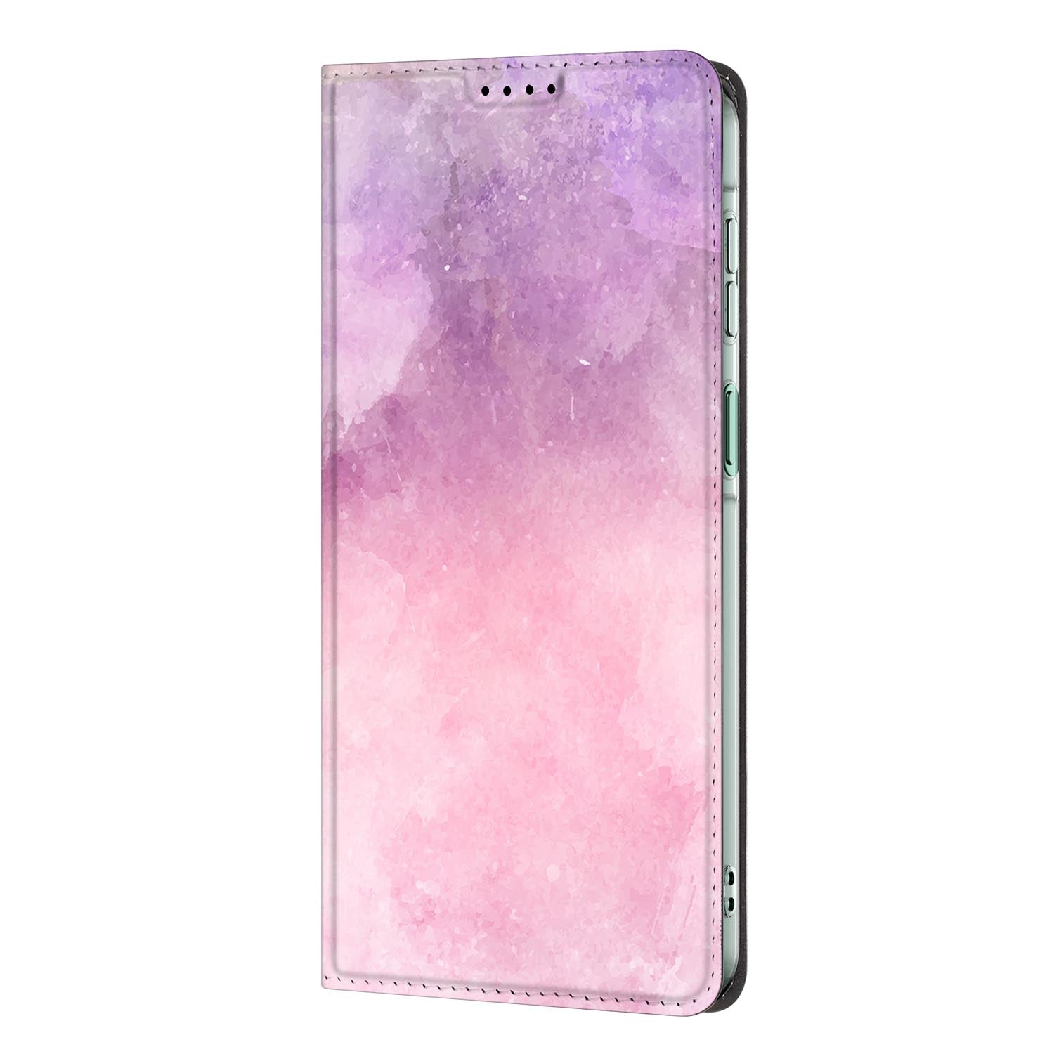 Samsung Galaxy A27 standcase Pink Purple Paint met uitklapbare standaard