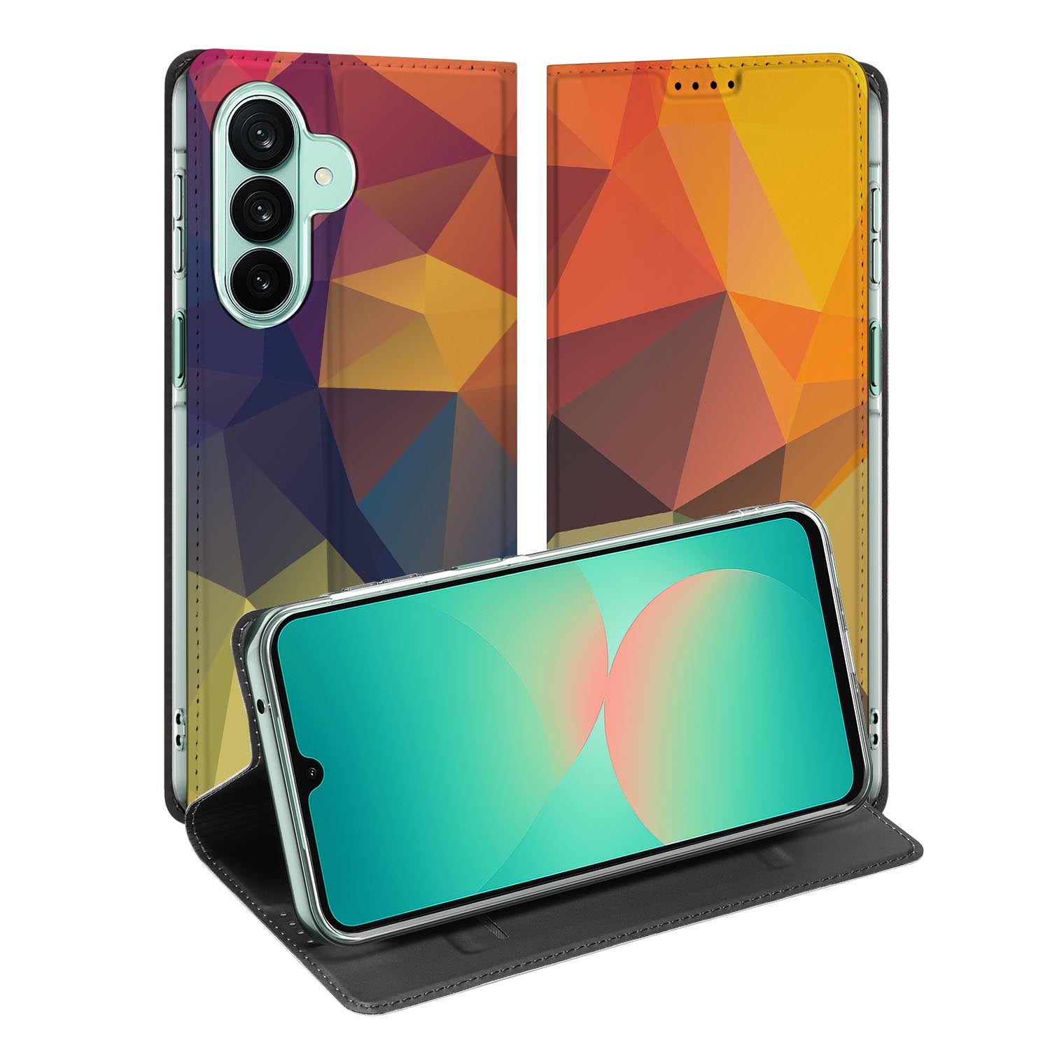 Samsung Galaxy A27 standcase met Polygon Color-print