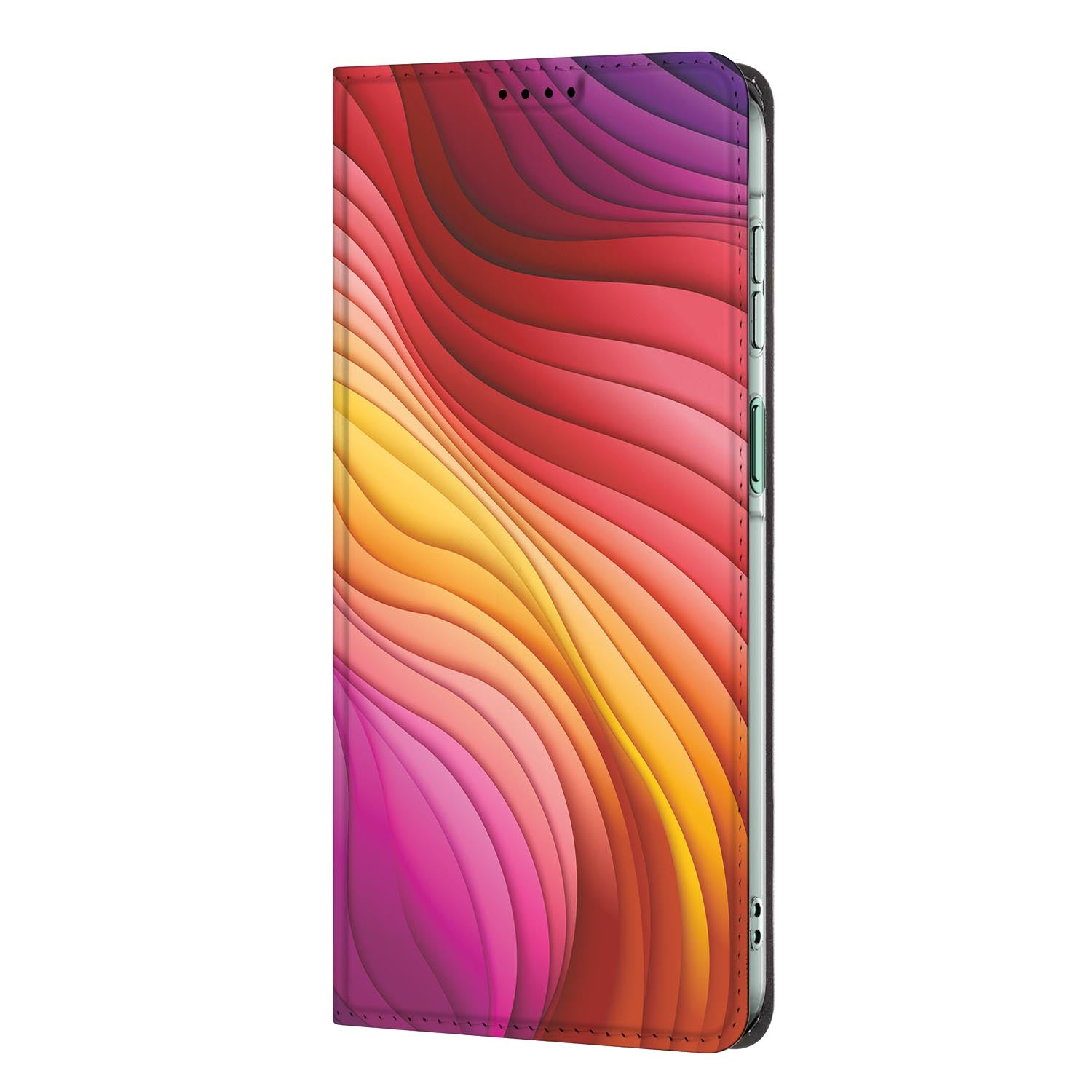 Samsung Galaxy A27 standcase Regenboog met uitklapbare standaard