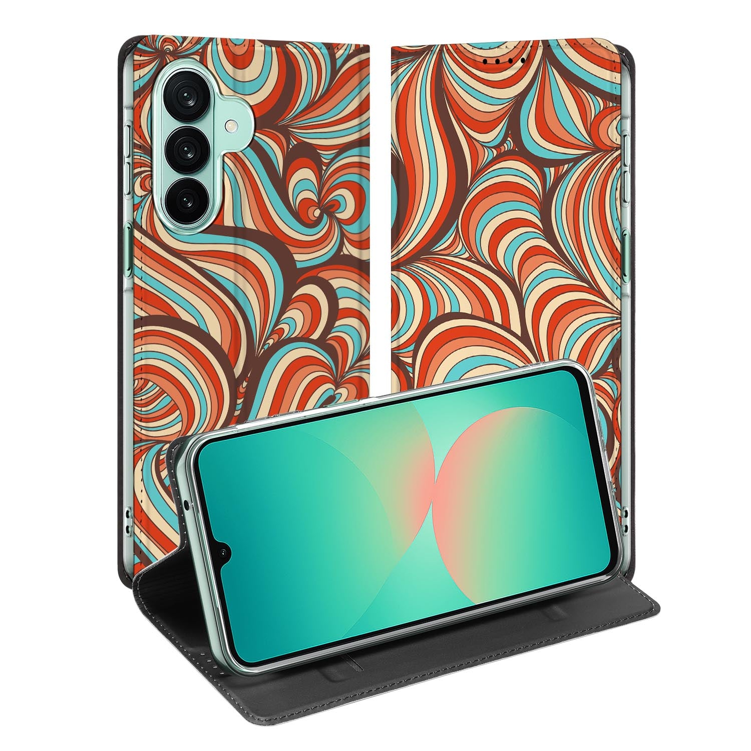 Samsung Galaxy A27 standcase met Retro-print
