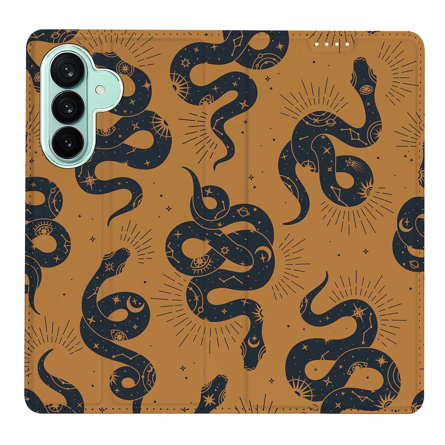Samsung Galaxy A27 boekhoesje Snakes met pasjesvak
