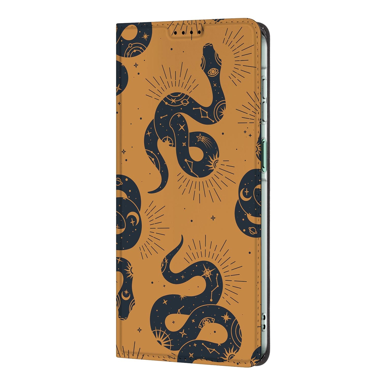 Samsung Galaxy A27 standcase Snakes met uitklapbare standaard
