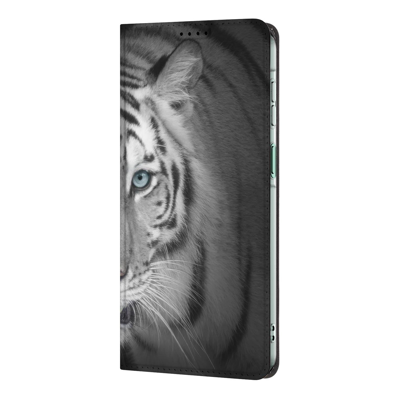 Samsung Galaxy A27 standcase Tijger met uitklapbare standaard
