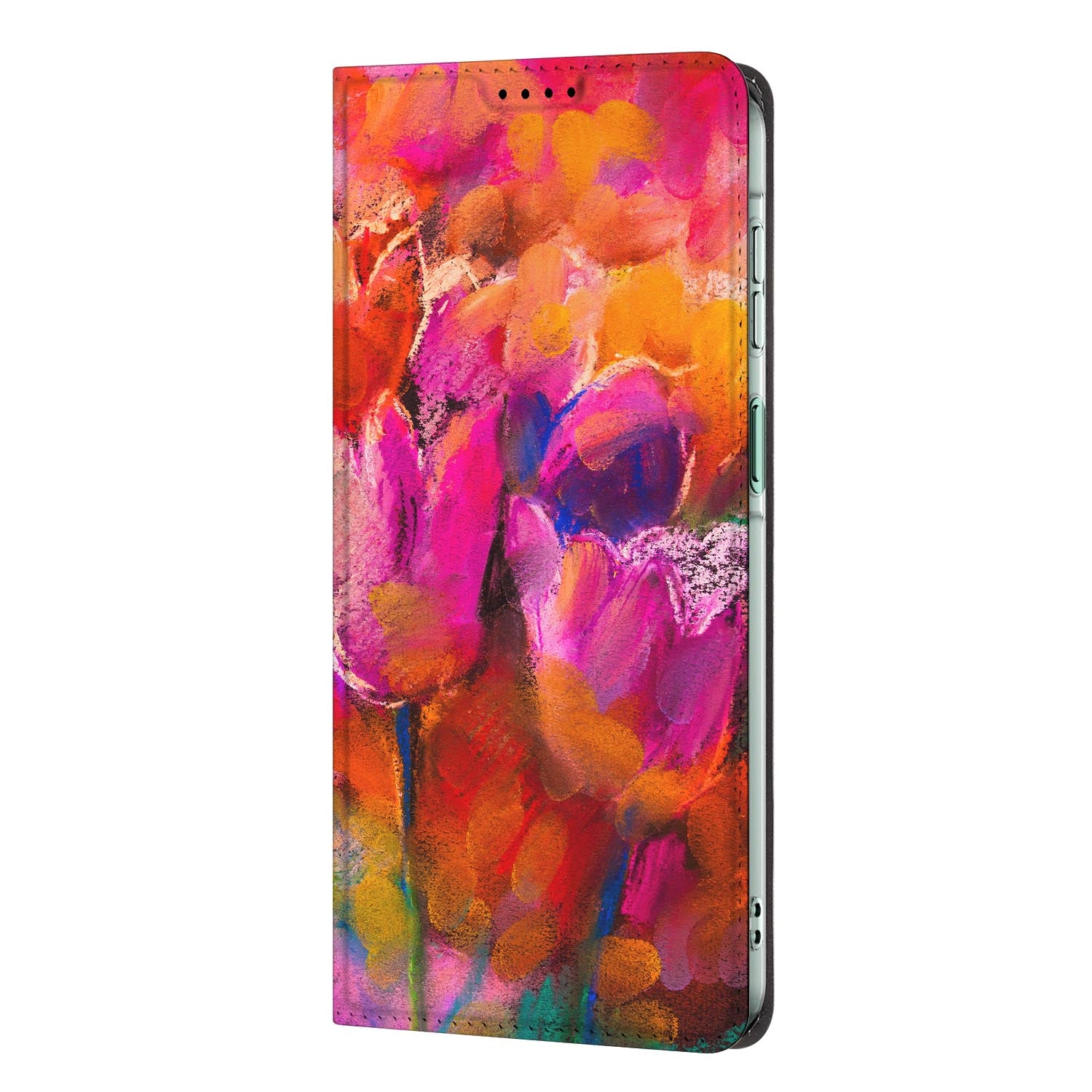 Samsung Galaxy A27 standcase Tulips met uitklapbare standaard