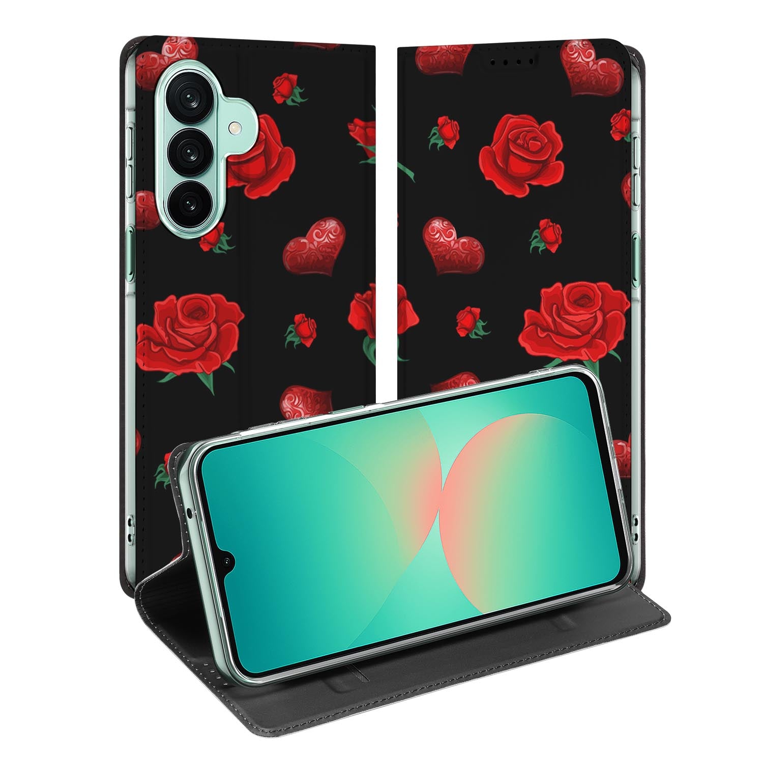 Samsung Galaxy A27 standcase met Valentine-print