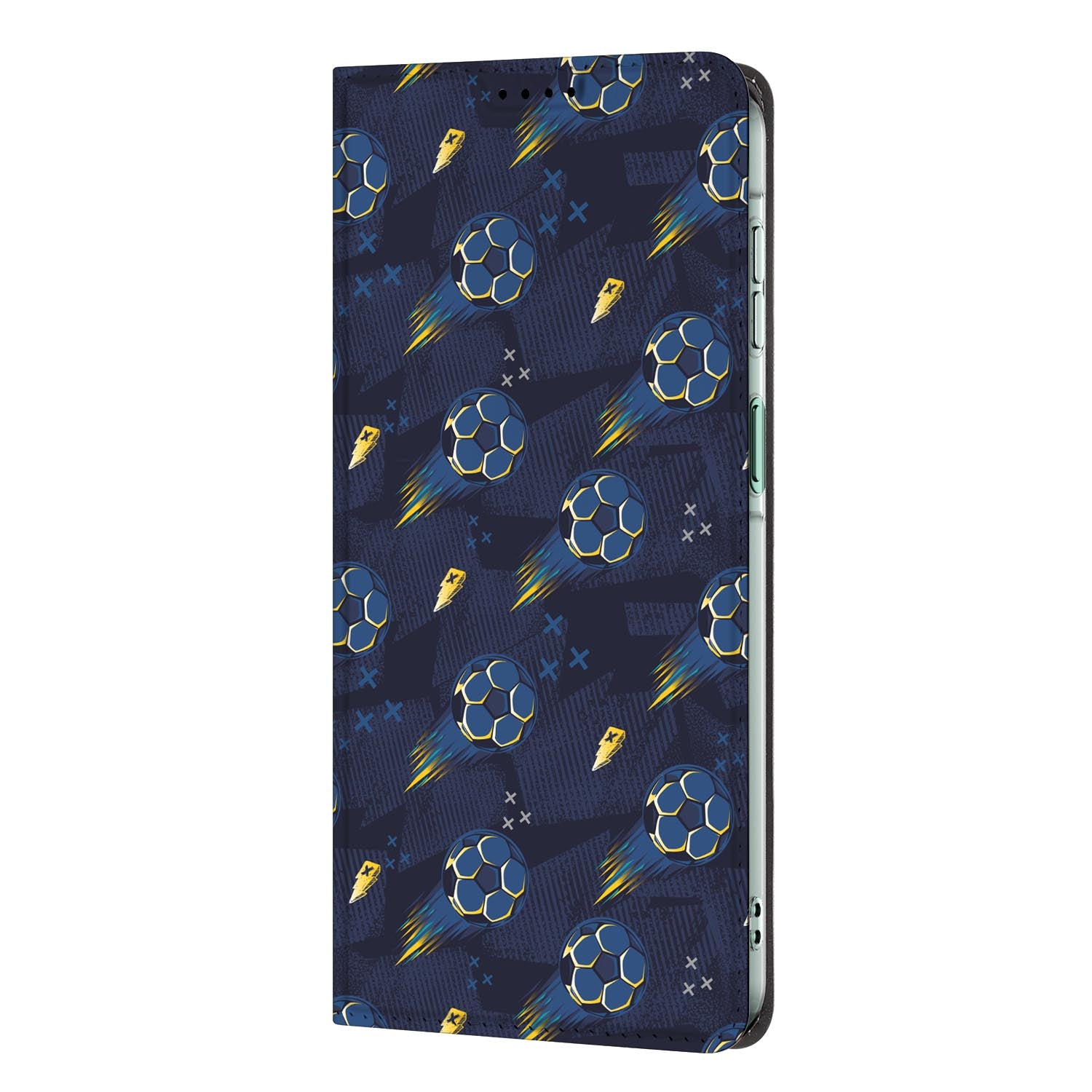 Samsung Galaxy A27 standcase Voetbal met uitklapbare standaard