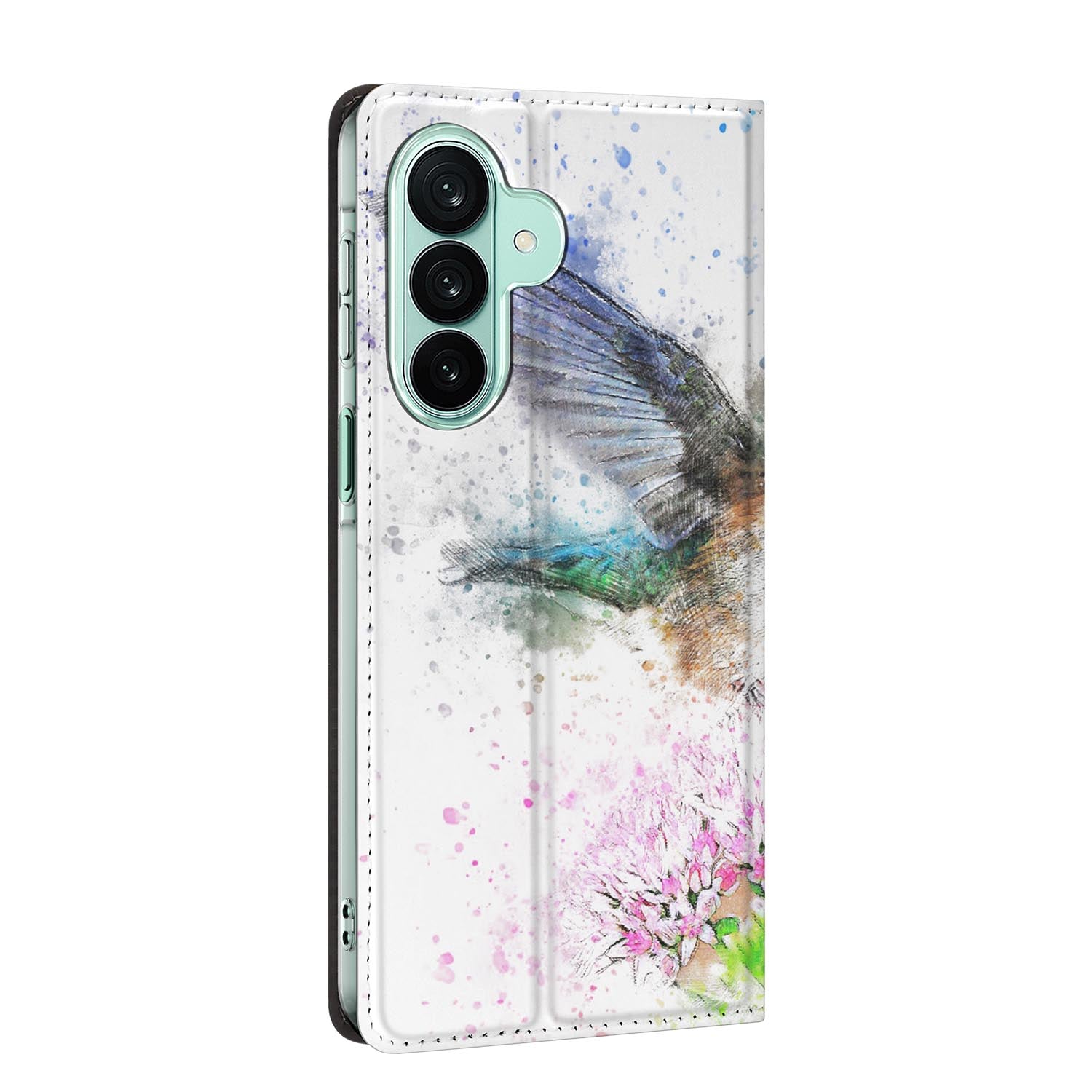 Samsung Galaxy A27 standcase Vogel, bescherming voor- en achterkant