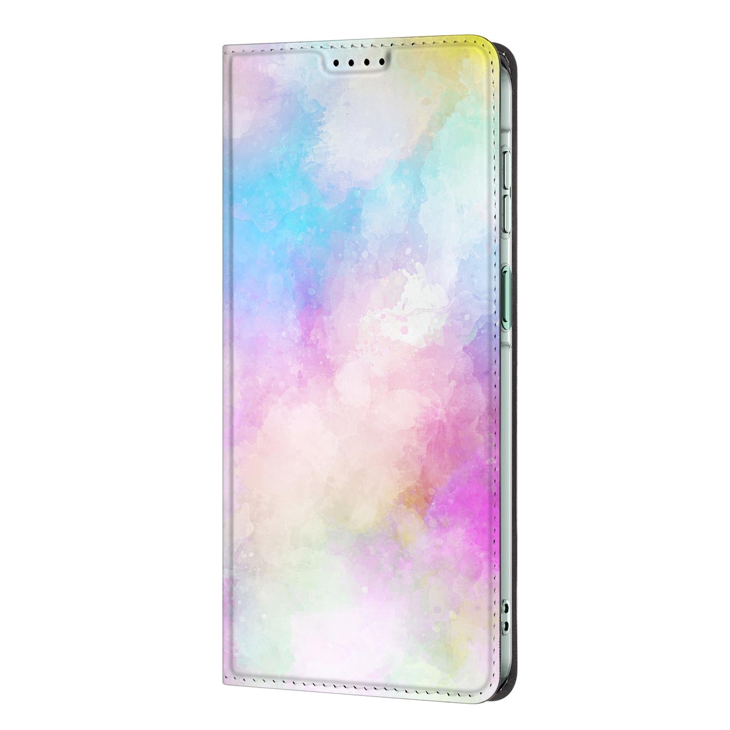 Samsung Galaxy A27 standcase Watercolor Light met uitklapbare standaard