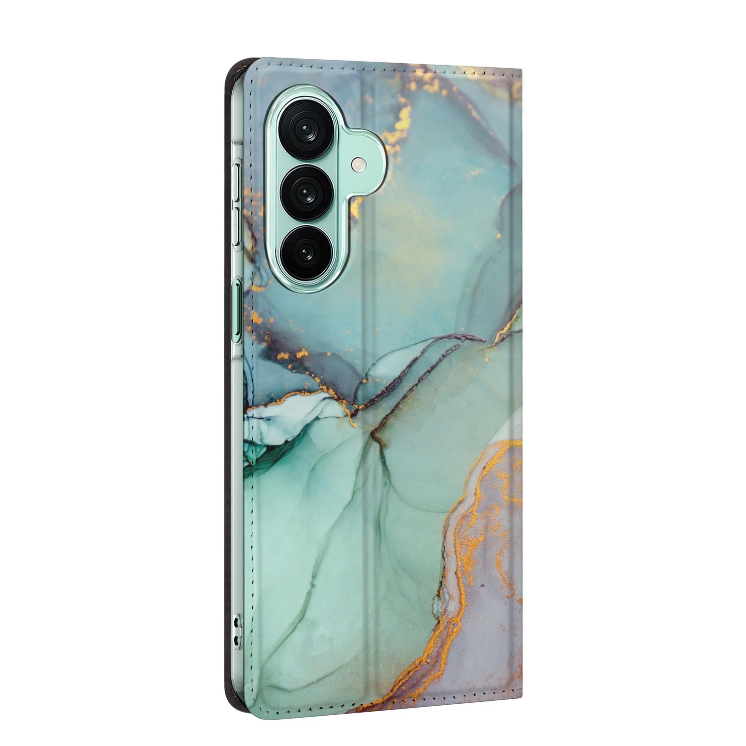 Samsung Galaxy A27 standcase Watercolor Mix, bescherming voor- en achterkant