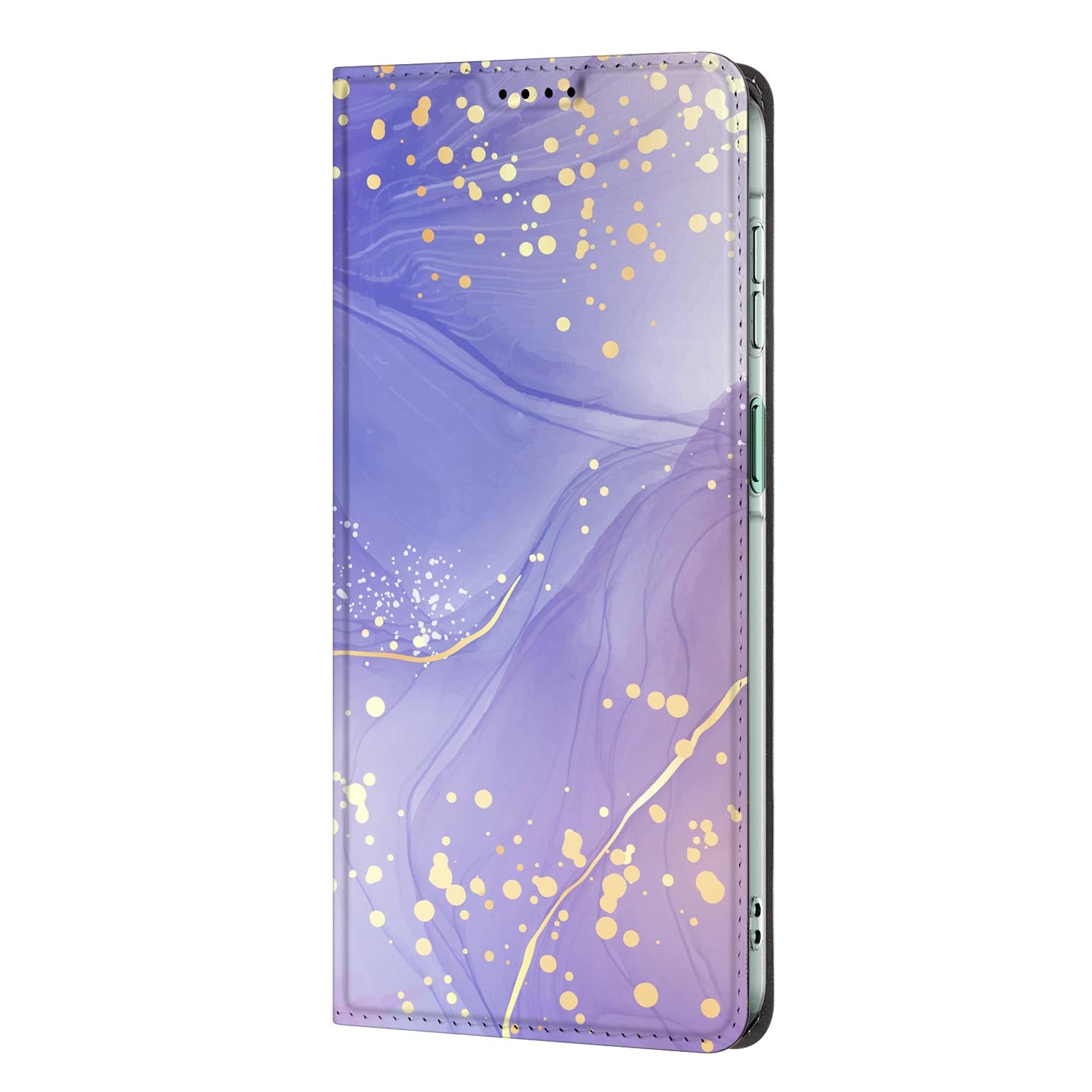 Samsung Galaxy A27 standcase Watercolor Paars met uitklapbare standaard