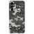 Samsung Galaxy A27 back cover met lichte camouflageprint in grijs en groen